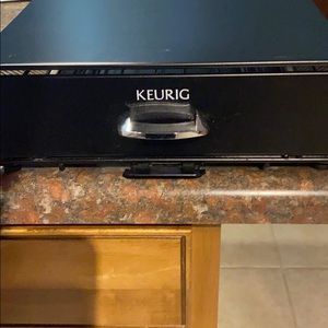 Keurig K-Cup Under Brewer Rolling Drawer Storage